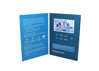 Cartes visuelles d'invitation d'événement de brochure d'affichage à cristaux liquides de cadeaux de promotion avec l'écran et le haut-parleur