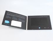 CMYK imprimant la carte de voeux visuelle faite main de pouce HD de l'affichage à cristaux liquides 7 avec le commutateur &quot;MARCHE/ARRÊT&quot; de bouton
