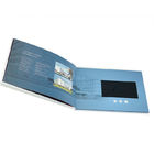 Brochure visuelle de impression de papier UV d'affichage à cristaux liquides, carte de voeux visuelle d'affichage à cristaux liquides de 210 x de 210mm