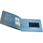 Brochure visuelle de impression de papier UV d'affichage à cristaux liquides, carte de voeux visuelle d'affichage à cristaux liquides de 210 x de 210mm