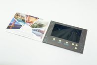 Videopak a adapté la brochure aux besoins du client visuelle d'affichage à cristaux liquides de Digital de livre à couverture dure 7 pouces dans l'écran d'IPS de dossier