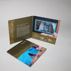 vidéo audio d'écran tactile de l'affichage à cristaux liquides 3D dans la carte de voeux de la brochure HD d'impression pour des affaires