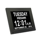 Petit somme visuel d'USB de contre-jour d'écran d'affichage à cristaux liquides de Hd d'horloge de jour de brochure de calendrier de Digital de 8 pouces