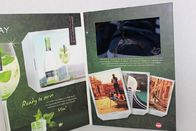 brochure visuelle d'affichage à cristaux liquides de cadeau fastival avec de la mémoire 2GB, carte de voeux visuelle d'affichage à cristaux liquides de 10,1 pouces