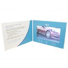 Brochure visuelle numérique d'obtentions du diplôme magnétiques de commutateur d'aperçu gratuit de VIF 7 pouces avec le papier A4/A5 pour des invitations d'affaires