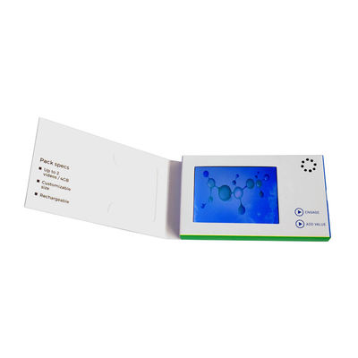 Mémoire visuelle des cartes de visite professionnelle de visite d'affichage à cristaux liquides de port USB 128MB-8GB CMYK/impression mate de stratification