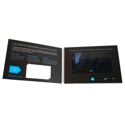 Brochure visuelle d'affichage à cristaux liquides Digital de carte d'invitation d'événements plus imprimer la mémoire 128MB-8GB